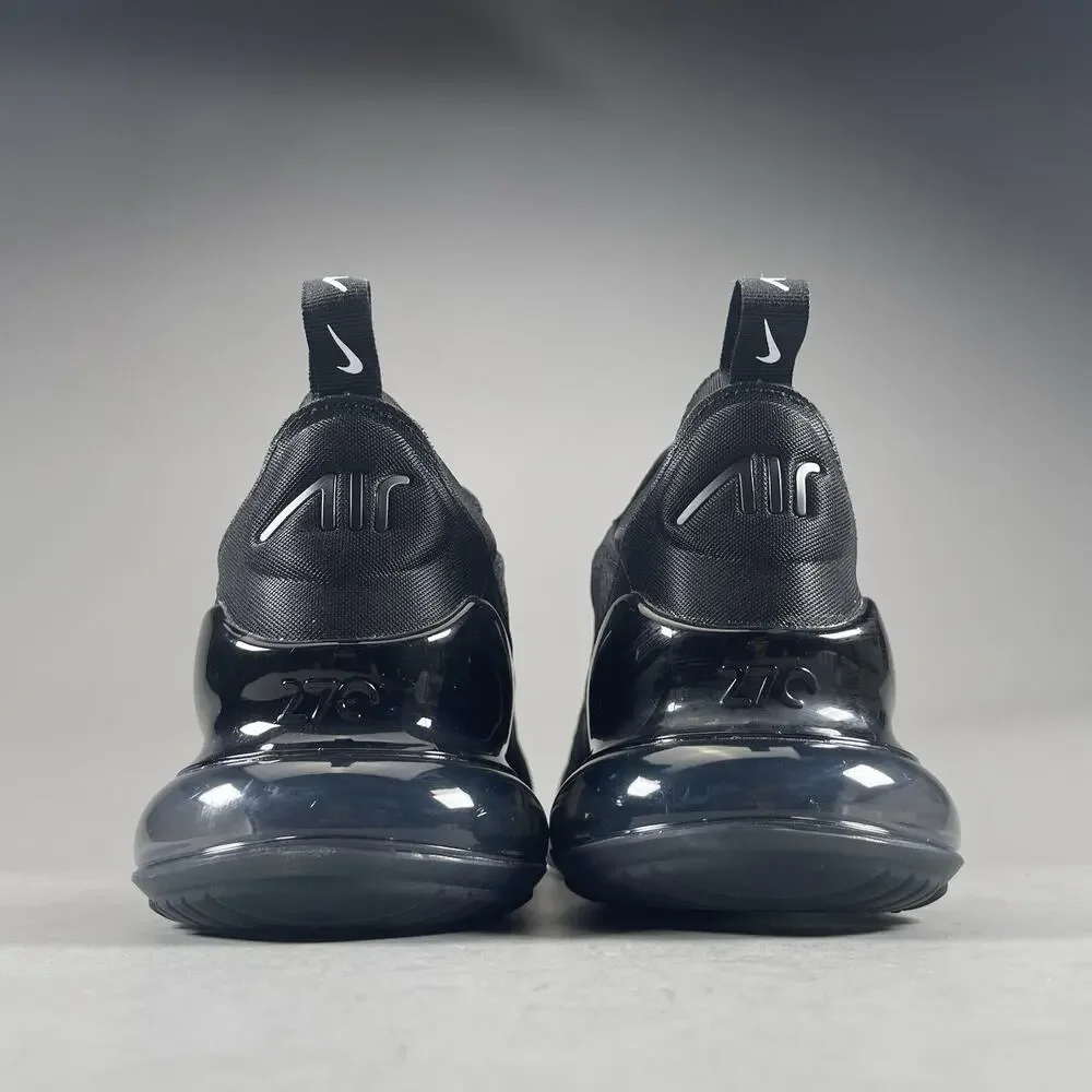 Womens 12 Mens 10.5 Nike Air Max 270 Black White Running Shoes Athletic Sneakers - Picture 3 of 9